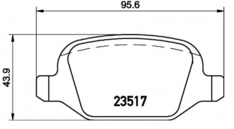 KLOCKI HAMULCOWE TYŁ ALFA ROMEO, LANCIA (2)