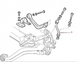 WAHACZ LEWY PION TYŁ ALFA ROMEO 166  (2)