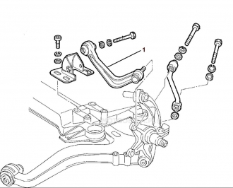 WAHACZ PRAWY MOOG GÓRNY TYŁ ALFA ROMEO 166 (2)