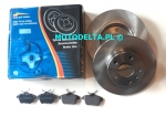 Obrazek dla: ZESTAW TARCZE HAMULCOWE TYŁ + KLOCKI ALFA ROMEO 156 KRAFT