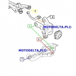 Obrazek 2 dla: TULEJA DOLNA WAHLIWA ZWROTNICY ALFA ROMEO 159 BRERA SPIDER