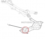 Obrazek 2 dla: TULEJA WAHACZA WLECZONEGO TYŁ ALFA ROMEO 159 BRERA SPIDER