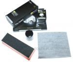 Obrazek dla: ZESTAW FILTRÓW POWIETRZA OLEJU KABINOWY WĘGLOWY ALFA ROMEO  MITO 1.4  FIAT GRANDE PUNTO 1.2 1.4 LANCIA MUSA YPSILON